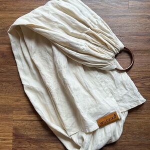WildBird Cream Baby Ring Sling